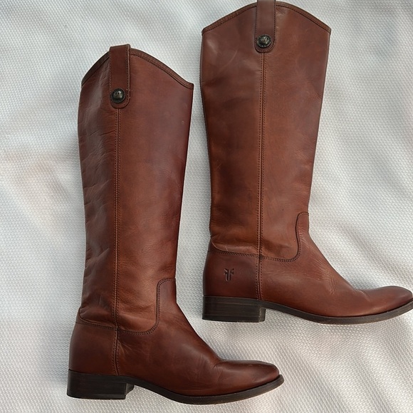 Frye Melissa classic leather riding boots - Picture 3 of 12